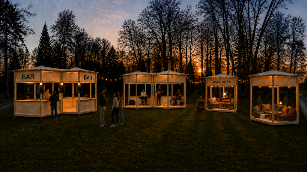 Schaubild Projekt ParkPavillon